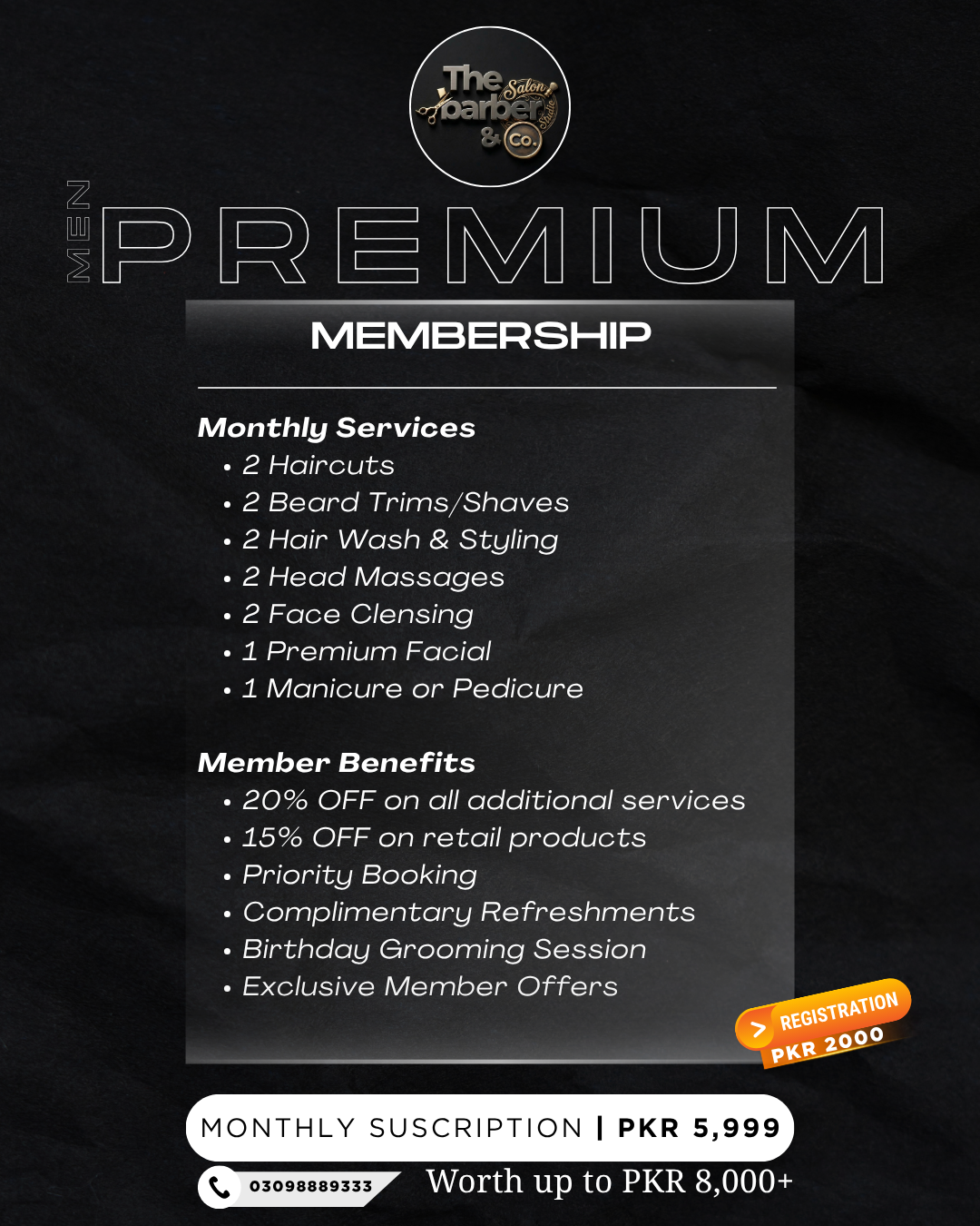 MEN'S GROOMING MEMBERSHIP